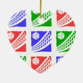Volleyball Keramikornament (Hinten)