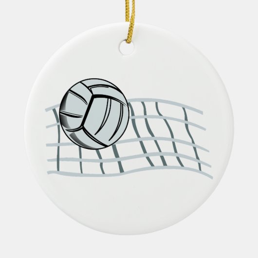 Volleyball Keramikornament (Vorne)
