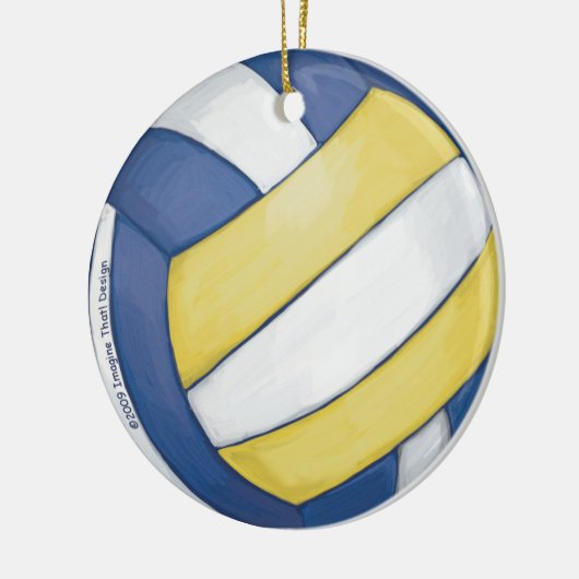 Volleyball Keramikornament (Links)