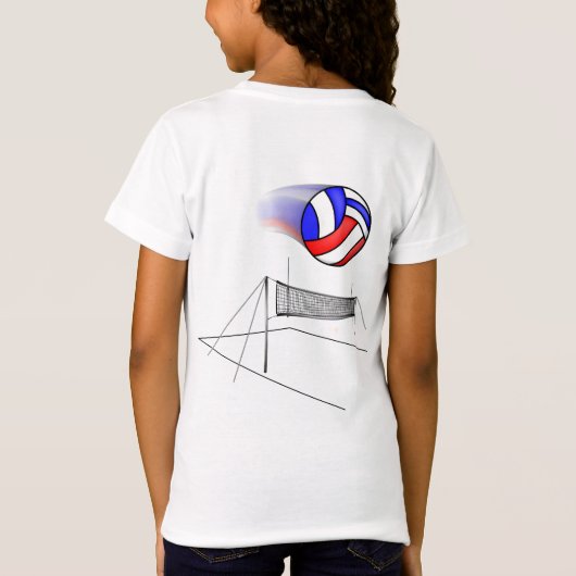 Volleyball Kid T-Shirt (Rückseite)