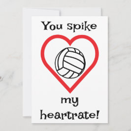 Volleyball Kinder Klassenzimmer Valentine Ferienka Feiertagskarte