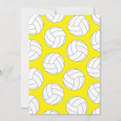 Volleyball Kindergeburtstag Partys Sports Einladung (Rückseite)