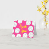 Volleyball Kindergeburtstag Partys Sports Karte (Gelbe Blume)