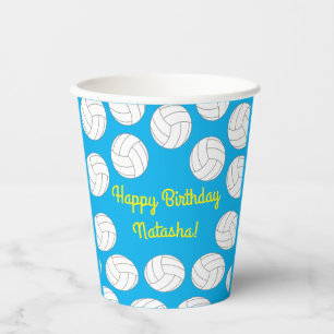 Volleyball Kindergeburtstag Partys Sports Pappbecher