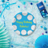 Volleyball Kindergeburtstag Partys Sports Pappteller (Party)