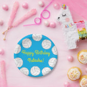 Volleyball Kindergeburtstag Partys Sports Pappteller (Party)