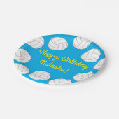 Volleyball Kindergeburtstag Partys Sports Pappteller (Schrägansicht)