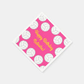 Volleyball Kindergeburtstag Partys Sports Serviette (Ecke)