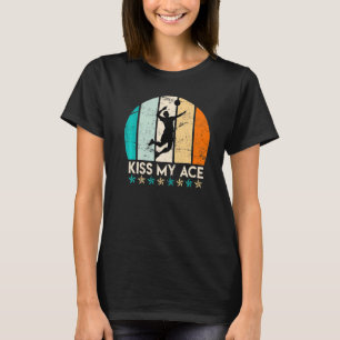 Volleyball Kiss My Ace Volleyball Spieler T-Shirt