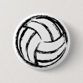 Volleyball-Knopf Button (Vorderseite)