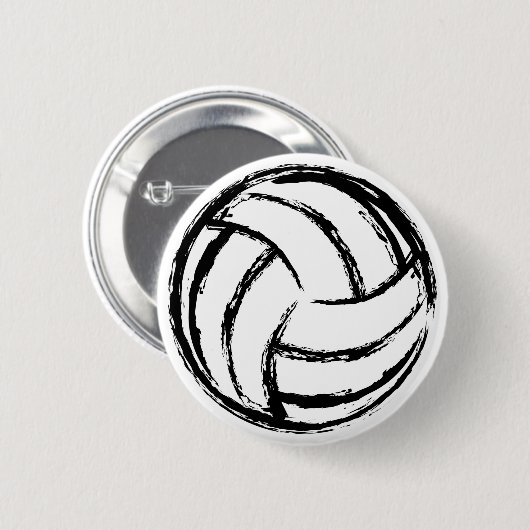 Volleyball-Knopf Button (Vorne & Hinten)