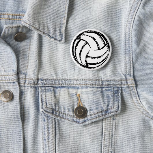 Volleyball-Knopf Button (Beispiel)
