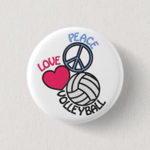 Volleyball-Knopf Button