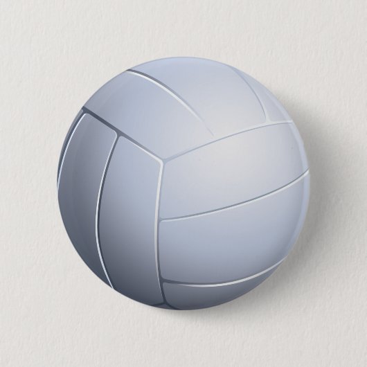 Volleyball-Knopf Button (Vorderseite)