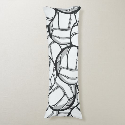 Volleyball-Körper-Kissen Seitenschläferkissen (Vorderseite Vertikal)