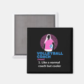 Volleyball - Kraftomnibussen Definition Magnet (Vorderseite/Rückseite)