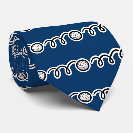 Volleyball Krawatte (Gerollt)