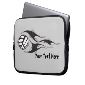Volleyball (kundengerecht) laptopschutzhülle (Vorderseite Links)