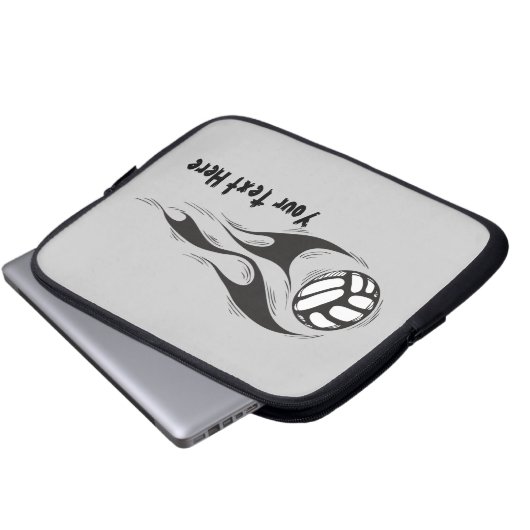 Volleyball (kundengerecht) laptopschutzhülle (Vorne Knopf)
