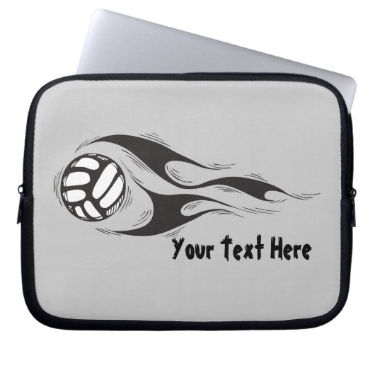 Volleyball (kundengerecht) laptopschutzhülle (Vorderseite)