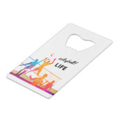 Volleyball Laife Geldbeutel Flaschenöffner (Vorderseite Schrägansicht)