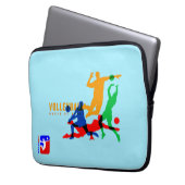 Volleyball | Laptop-Siebtasche 13" Laptopschutzhülle (Vorderseite Links)