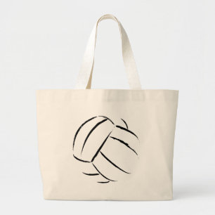 Volleyball-Leinwand-Taschen-Tasche Jumbo Stoffbeutel