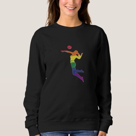 Volleyball LGBT Sweatshirt (Vorderseite)