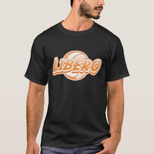 Volleyball Libero T-Shirt (Vorderseite)