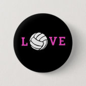 Volleyball-Liebe Button (Vorderseite)