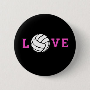 Volleyball-Liebe Button