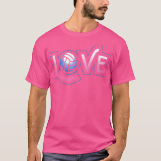 Volleyball-Liebe für Frauen und Mädchen T-Shirt