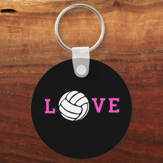 Volleyball-Liebe Schlüsselanhänger (Vorderseite)
