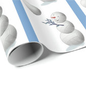 Volleyball liebt Weihnachten Geschenkpapier (Rolleneckpunkt)