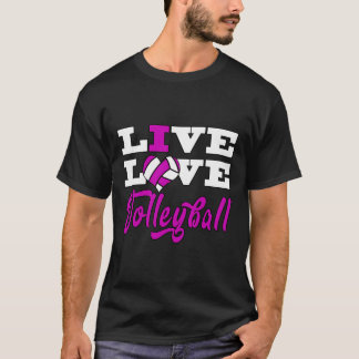 Volleyball Long Sleeve Shirt Live Liebe Teen Girls