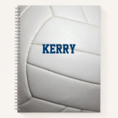 Volleyball Look Personalisiert Spiral Notebook Notizblock (Vorderseite)