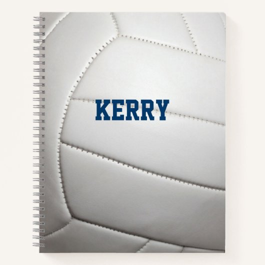 Volleyball Look Personalisiert Spiral Notebook Notizblock (Vorderseite)