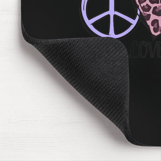 Volleyball Lover fun Peace Liebe Volleyball Mousepad (Ecke)