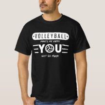 Volleyball macht mich glücklich, dass du nicht so 