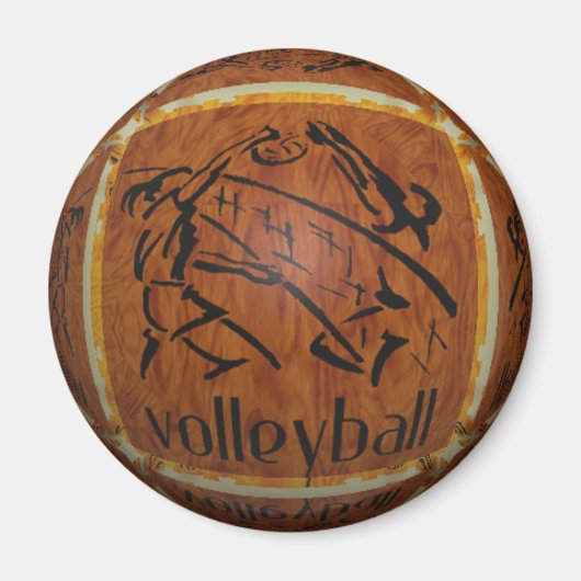 VOLLEYBALL Magnet (Vorne)