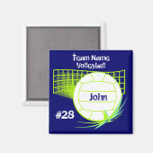 Volleyball Magnet (Vorderseite/Rückseite)