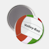 Volleyball Magnet (Vorderseite/Rückseite)