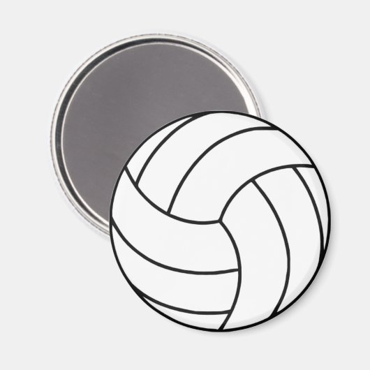 Volleyball Magnet (Vorderseite/Rückseite)