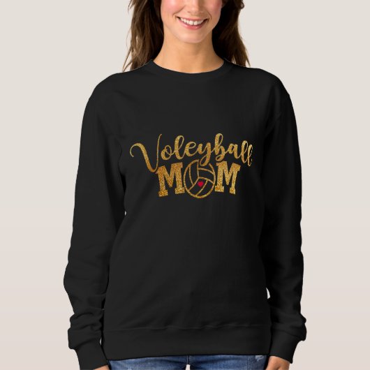 Volleyball Mama Ball Mama Muttertag Sweatshirt (Vorderseite)