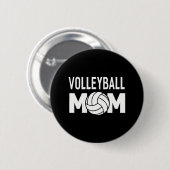 Volleyball Mama Frauen Sonnensport Button (Vorne & Hinten)