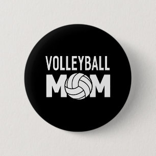 Volleyball Mama Frauen Sonnensport Button