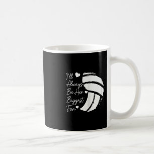 Volleyball-Mama ihre größte Fan-Volleyball-Tochter Kaffeetasse
