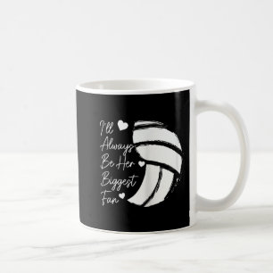 Volleyball-Mama ihre größte Fan-Volleyball-Tochter Kaffeetasse
