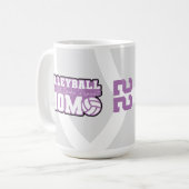 Volleyball Mama Kaffeemaschine Tasse Individuell g (Vorderseite Links)