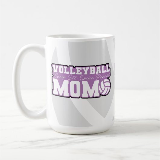 Volleyball Mama Kaffeemaschine Tasse Individuell g (Links)